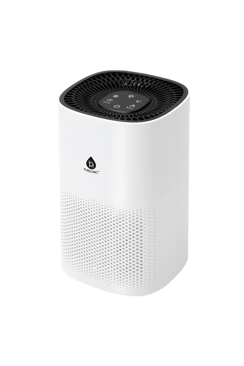 True HEPA Air Purifier 538 sq ft Coverage Smart Timer, Ultra-Quiet Sleep Mode & Touch Panel, Main, color, White