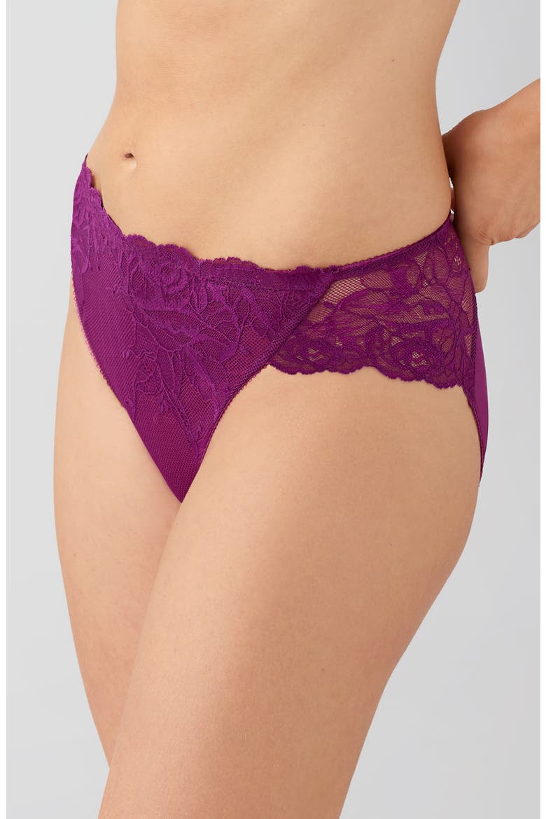 Vivid Attraction High Cut Briefs, Alternate, color, DARK PURPLE