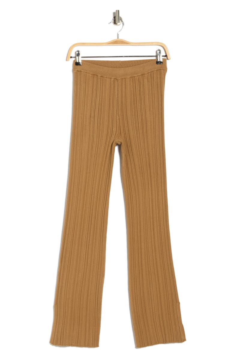 JASON WU Rib Sweater Pants, Alternate, color, Bistre