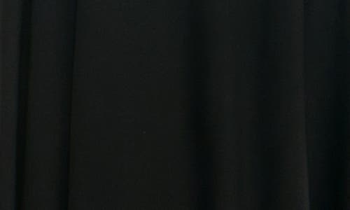 Nina Leonard Sylvia Rhinestone Long Sleeve Dress In Black