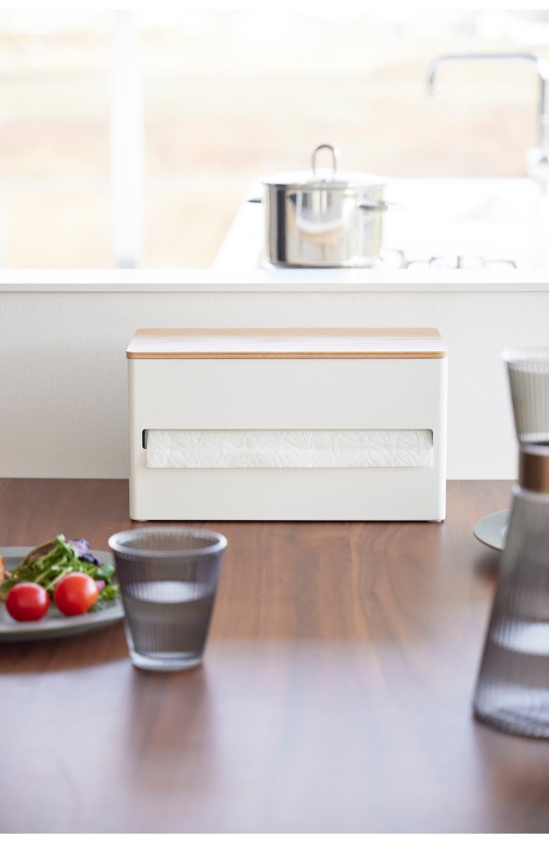 Yamazaki Paper Towel Dispenser, Alternate, color, Ash