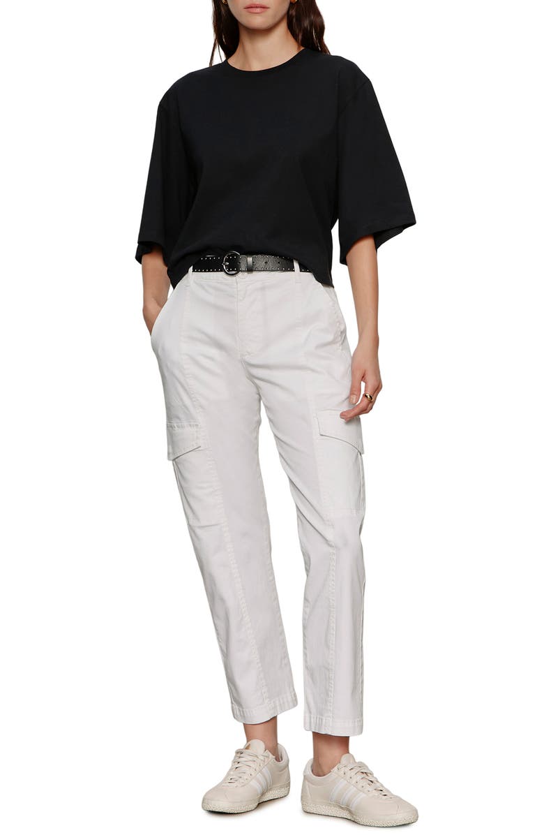 Sanctuary Belle Oversize Organic Cotton T-Shirt, Alternate, color, Black