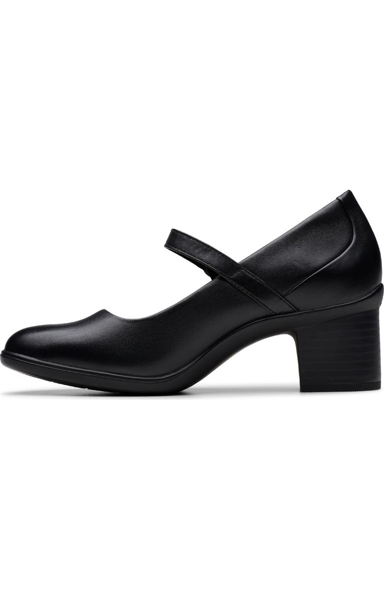 Clarks<sup>®</sup> Shaya Mary Jane Pump, Alternate, color, Black Leather