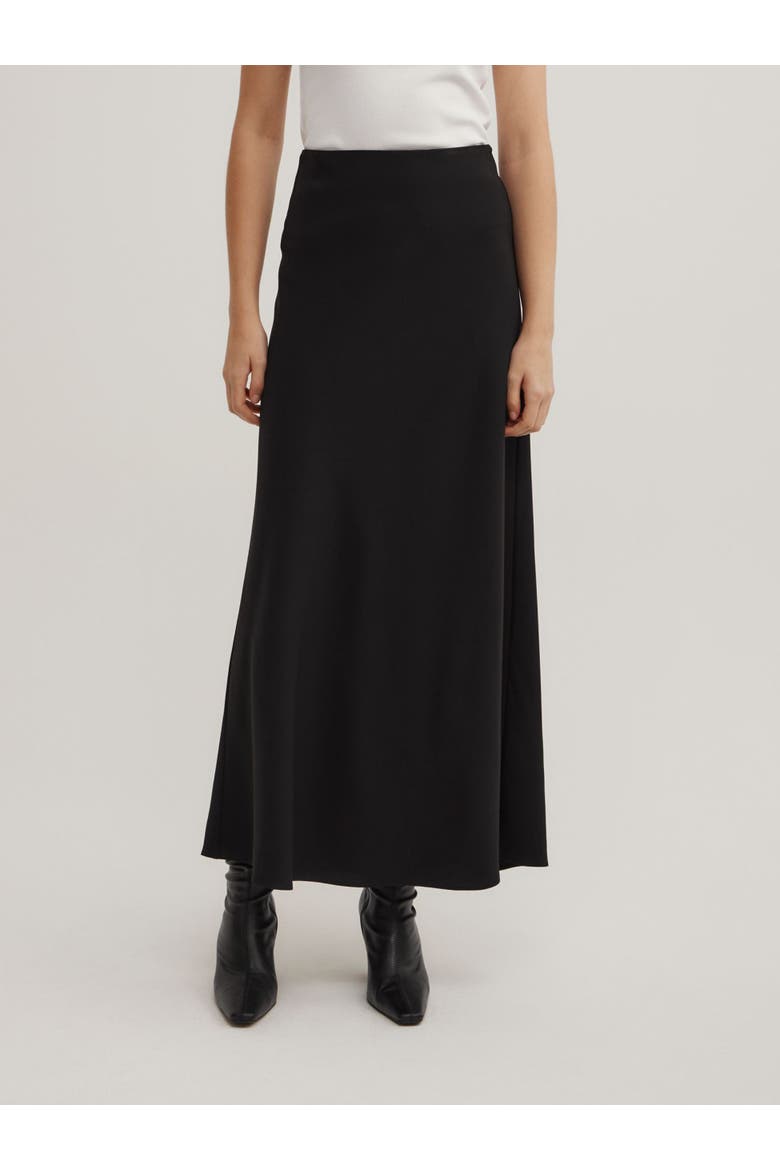 Clean Maxi Skirt, Main, color, Black