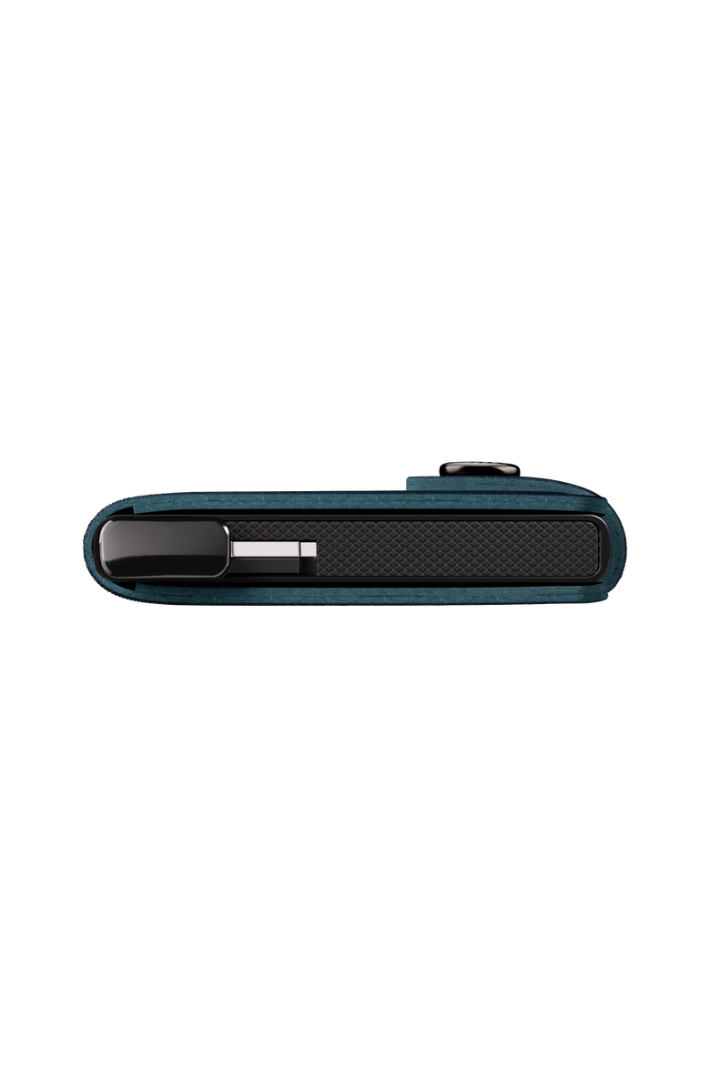 Premium Miniwallet+ Emboss Lines, Alternate, color, Teal