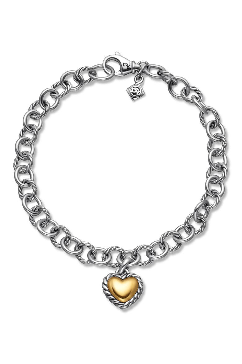Cable Collectibles® Cookie Classic Heart Bracelet, 4.5mm, Alternate, color, TWO TONE