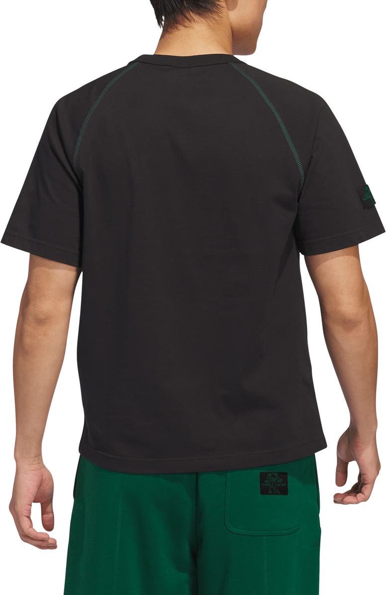 adidas Shmoofoil Featherweight Cotton T-Shirt, Alternate, color, Black