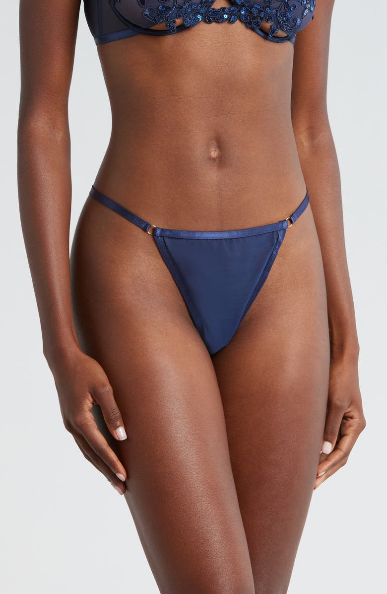 KILO BRAVA Mesh G-String, Main, color, Midnight Blue