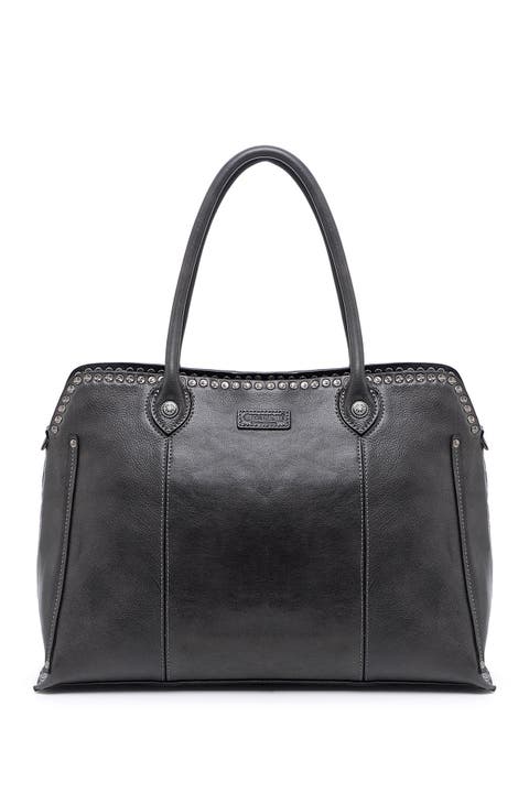 Soul Stud Leather Satchel Bag