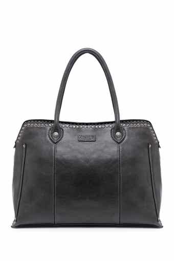 OLD TREND Soul Stud Leather Satchel Bag