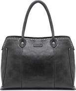 OLD TREND Soul Stud Leather Satchel Bag