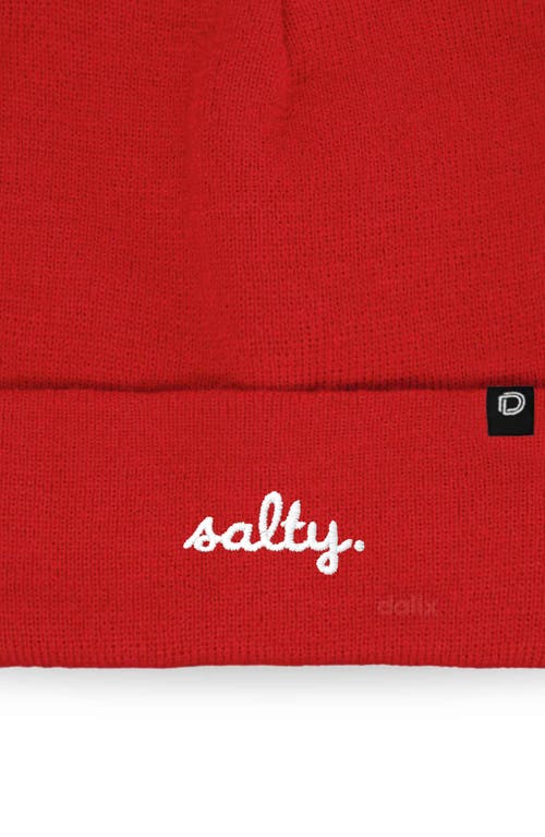Dalix Salty Beanie Cap In Red