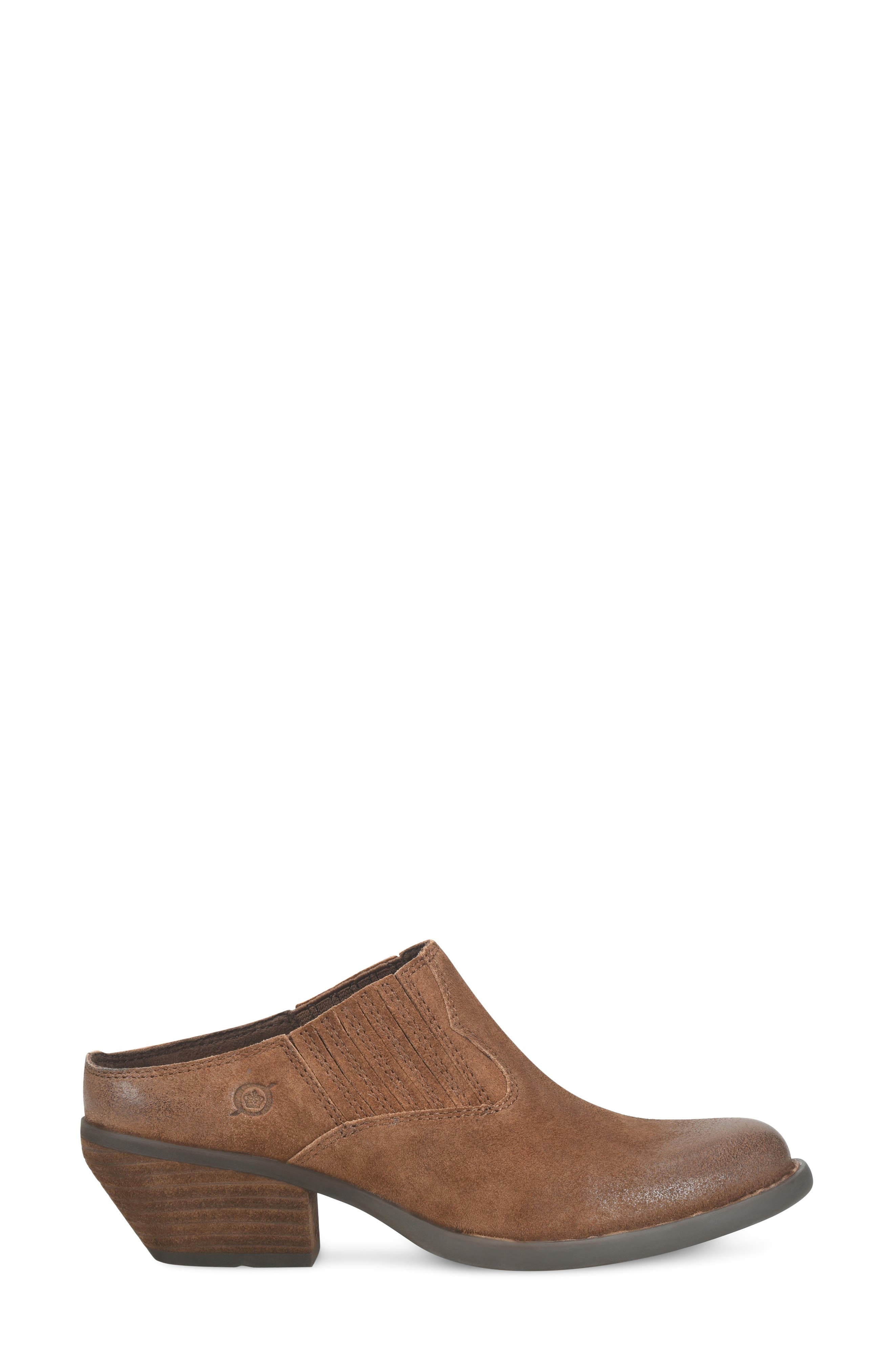 Monikah Leather Mule, Alternate, color, RUST DISTRESSED