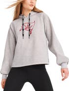 DKNY SPORT Women's DKNY Sport Heather Gray Tampa Bay Buccaneers Debbie Dolman Raglan Pullover Hoodie