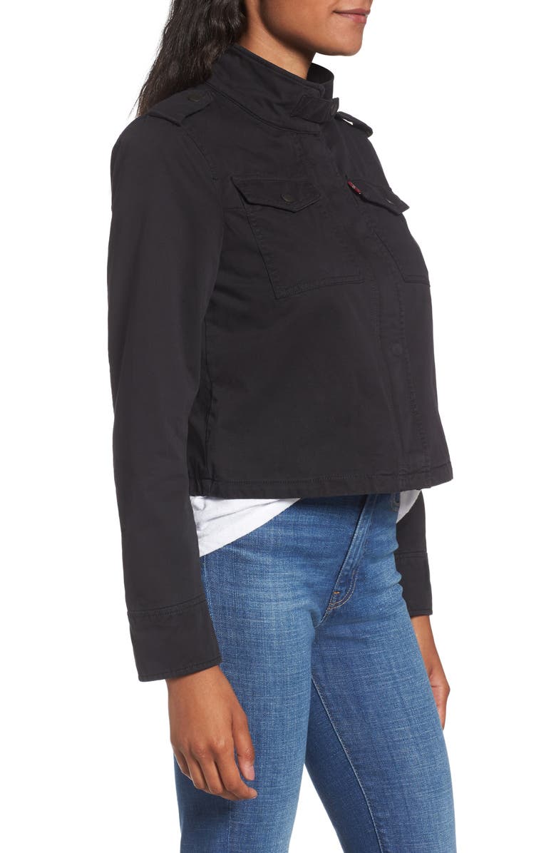 Levi's<sup>®</sup> Crop Military Jacket, Alternate, color, 