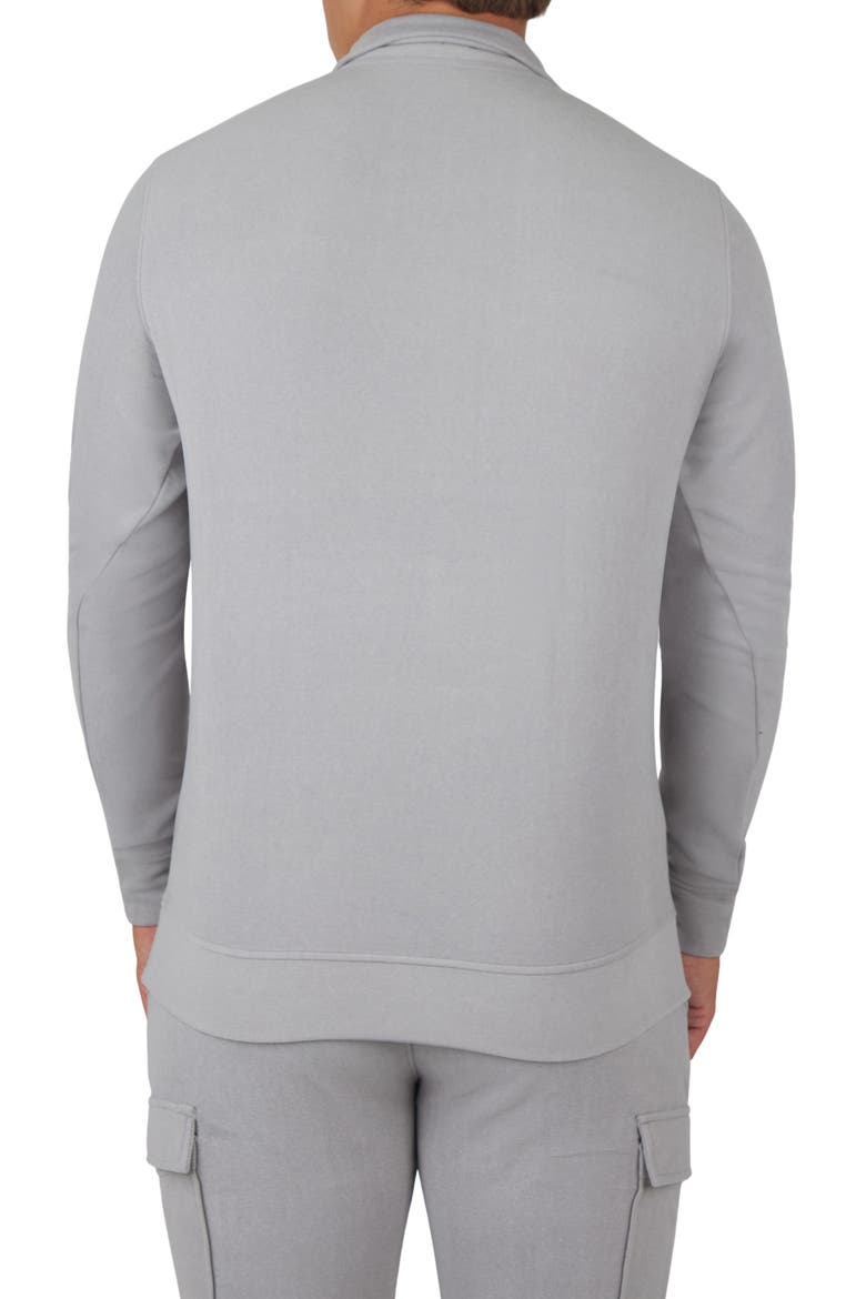 Ultra Mélange Fleece Half Zip Sweatshirt, Alternate, color, QUIET SHADE