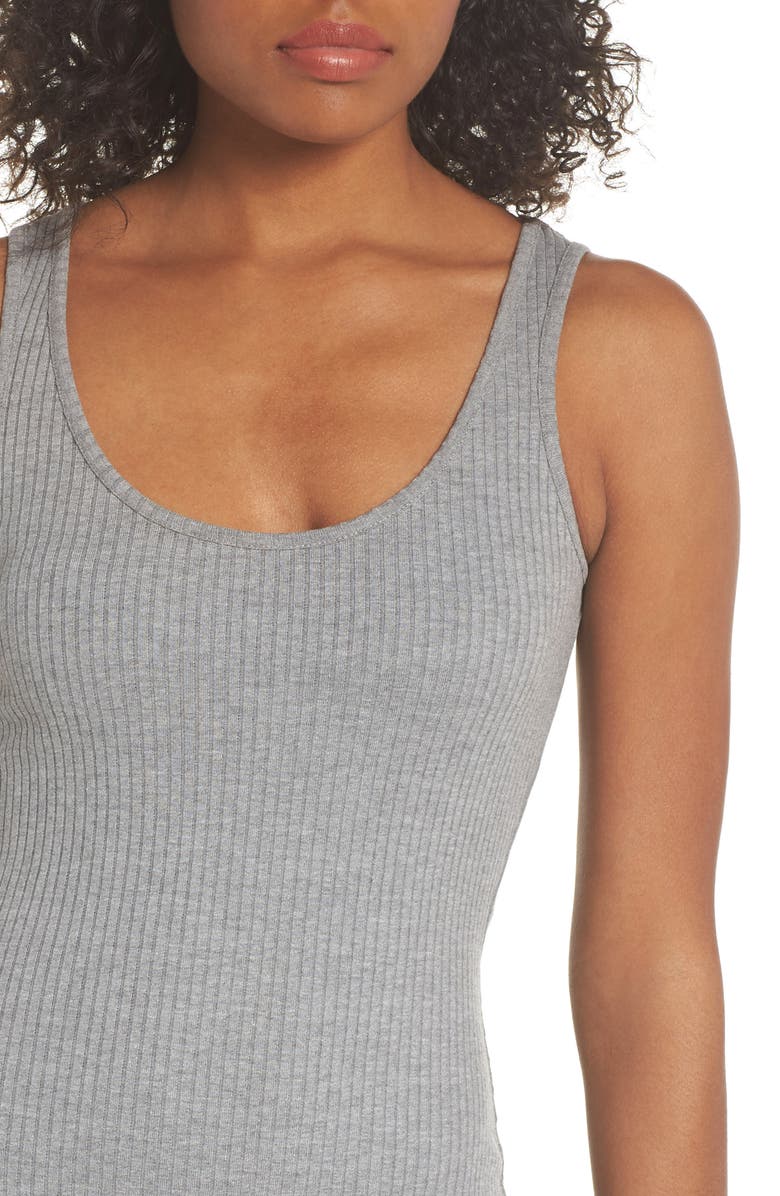 French Connection Tommy Rib Knit Tank Dress, Alternate, color, 
