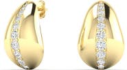 Everlee Diamond Cloud Lab Diamond Earrings in 14K Gold