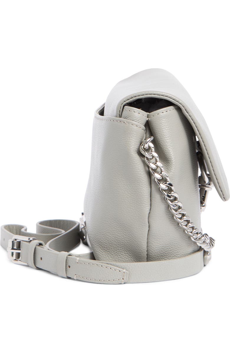 Rebecca Minkoff Leather Flap Crossbody Bag, Alternate, color,