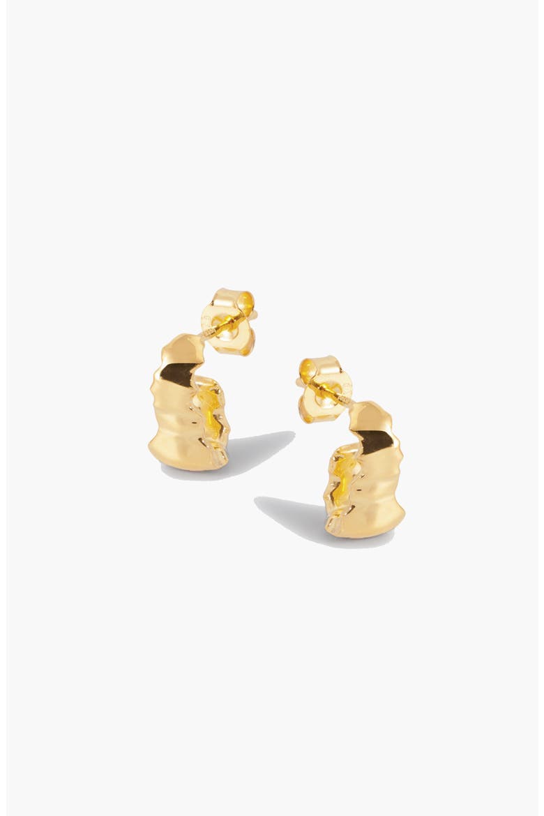 Boro Mini Hoop Earrings  in Gold, Alternate, color, Gold