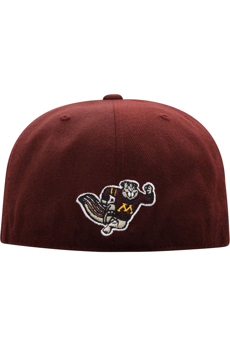 Men's Top of the World Maroon Minnesota Golden Gophers Team Color Fitted Hat, Alternate, color, Maroon