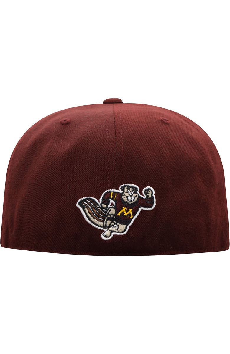 TOP OF THE WORLD Men's Top of the World Maroon Minnesota Golden Gophers Team Color Fitted Hat, Alternate, color, Maroon
