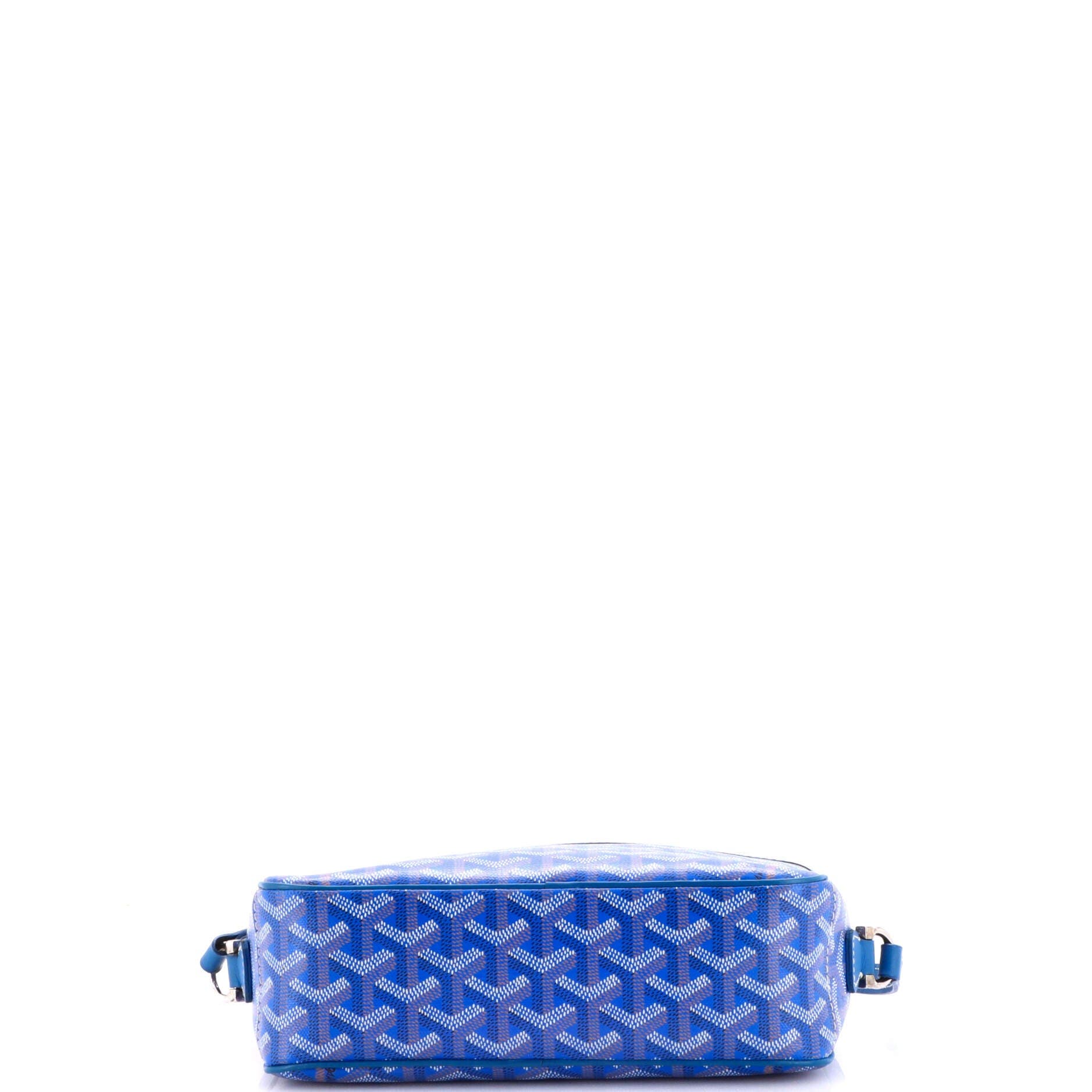 Pre-Owned Goyard Cap Vert Bag Coated Canvas, Alternate, color, Blue