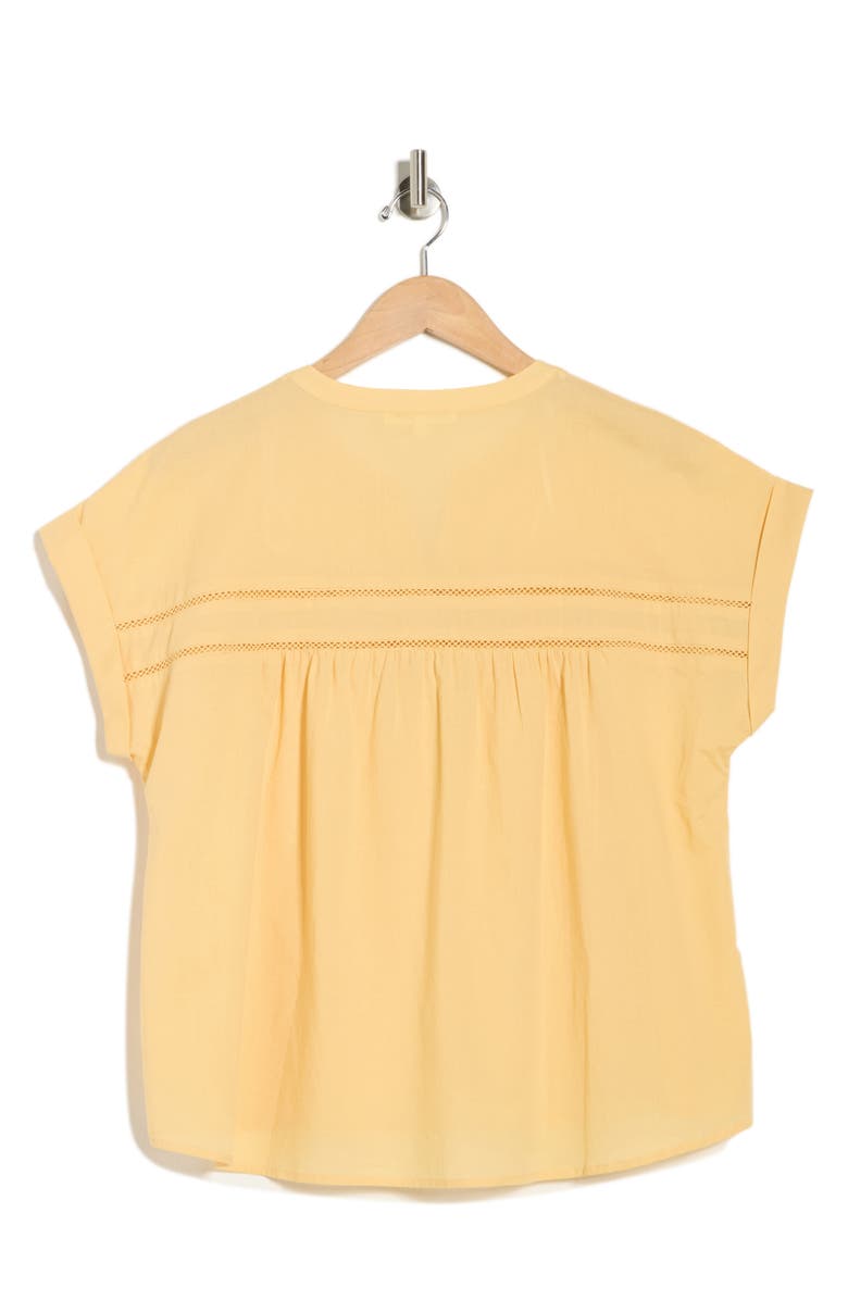 C & C California Helen Voile Popover Top, Alternate, color, Jojoba