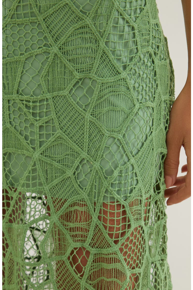 Hollie Lace Cover-Up Dress, Alternate, color, LIGHT GREEN