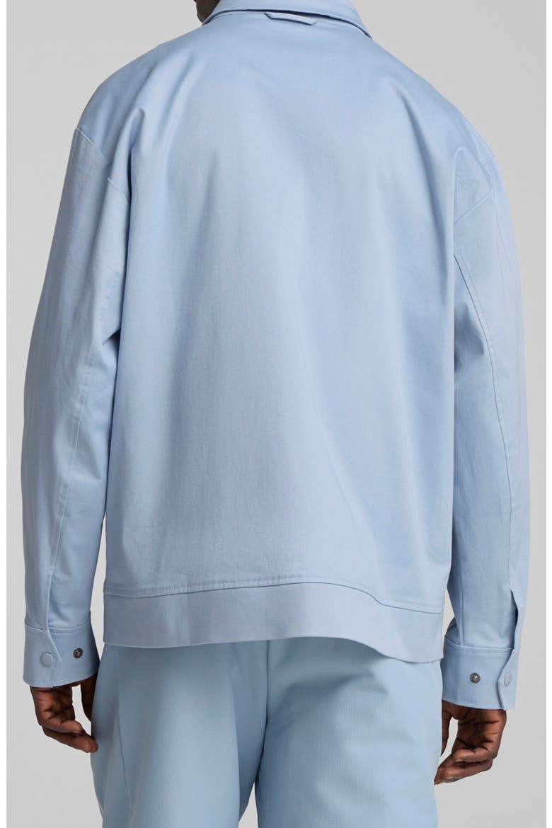BMW M4 Motorsport Zip-Up Coach's Jacket , Alternate, color, BLUE WASH