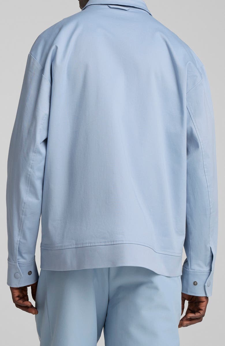 PUMA BMW M4 Motorsport Zip-Up Coach's Jacket, Alternate, color, Blue Wash