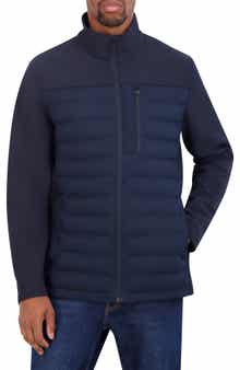 Nautica Water Resistant Hybrid Tech Softshell Jacket