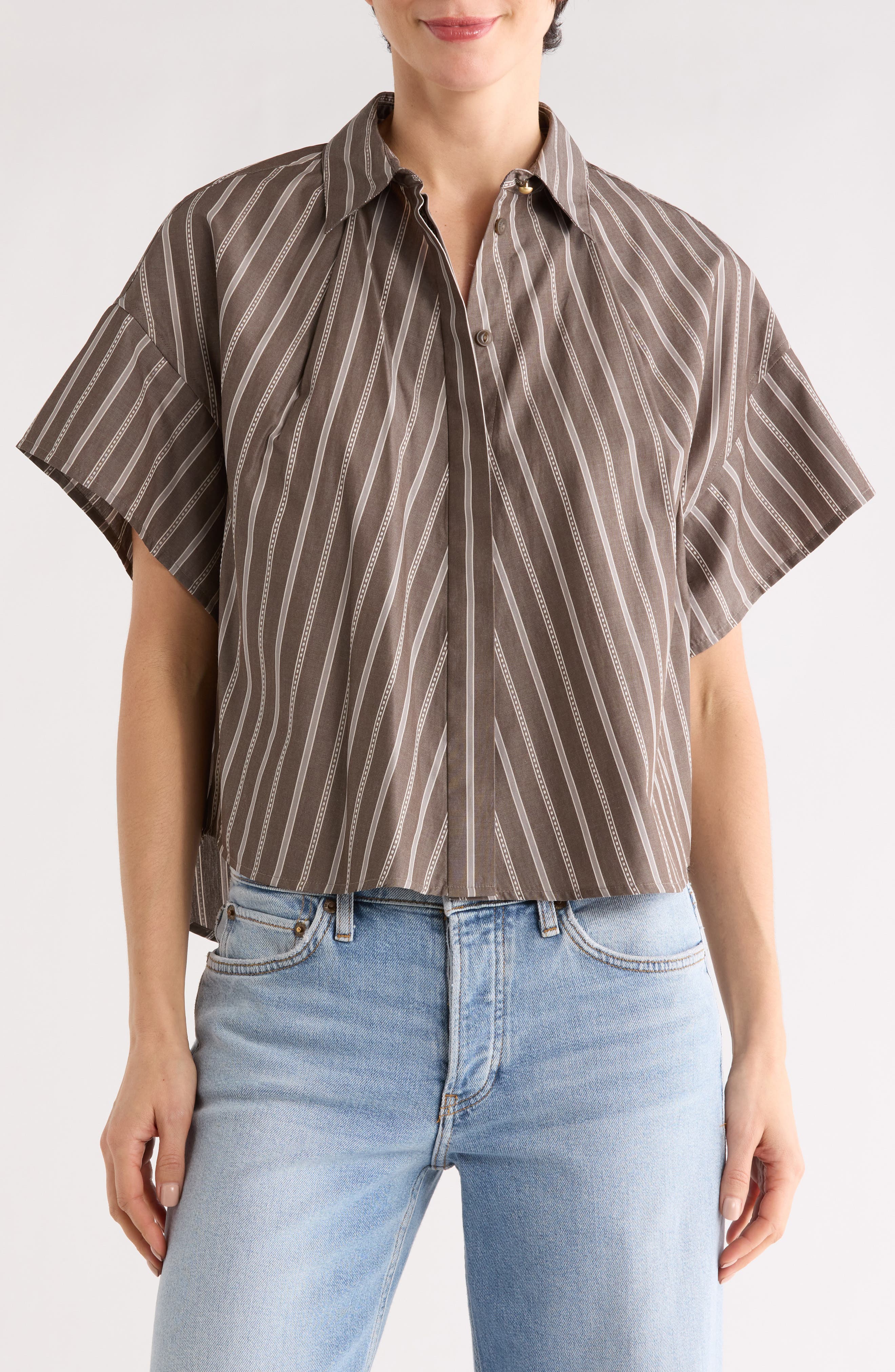 rag & bone Maura Stripe Button-Up Shirt