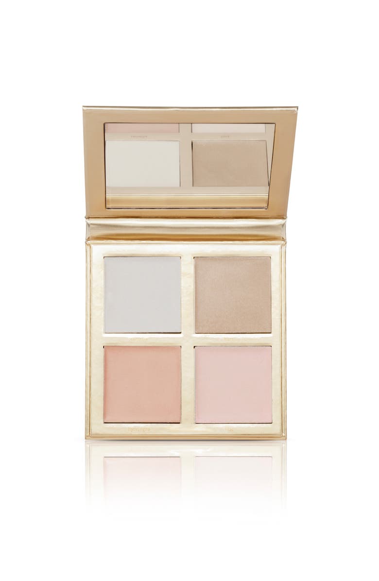 Jouer Lucky & Luminous Crème Highlighter Palette, Main, color, 