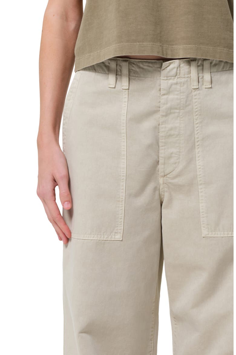 Yuna Low Rise Wide Leg Utility Pants, Alternate, color, PUMICE