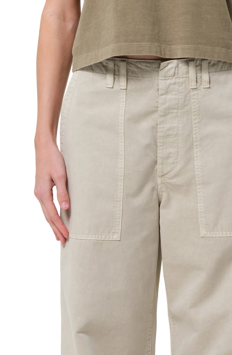 AGOLDE Yuna Low Rise Wide Leg Utility Pants, Alternate, color, Pumice