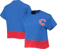 REFRIED APPAREL Women's Refried Apparel Royal Chicago Cubs Cropped T-Shirt
