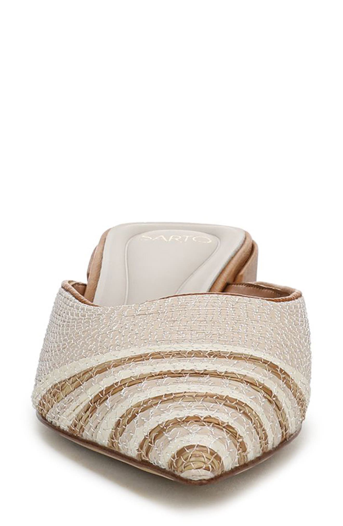 Bennet Pointed Toe Mule, Alternate, color, NATURAL MULTI