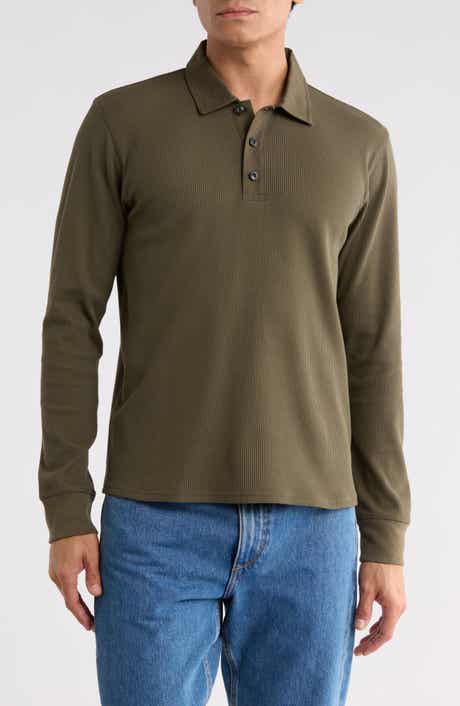 Boca Waffle Long Sleeve Polo