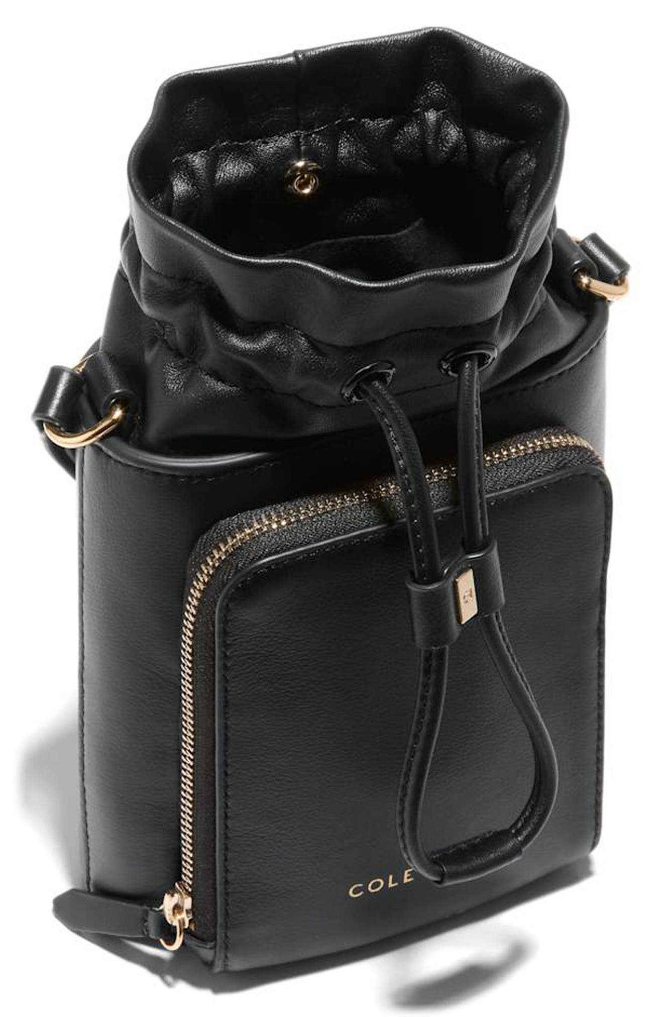 Cole Haan Lydia Leather Phone Crossbody, Alternate, color, 