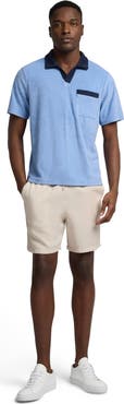 Onia Towel Terry Pocket Johnny Collar Polo