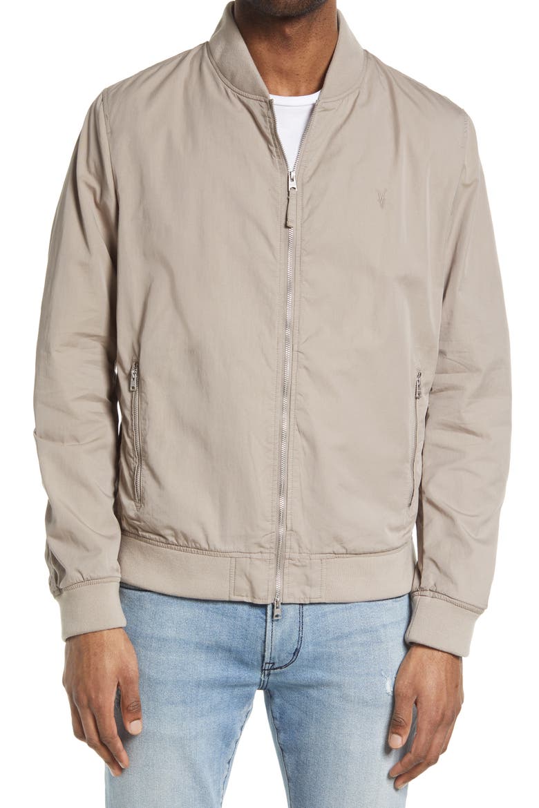 Men's Bassett Bomber Jacket, Alternate, color, ASH GREY