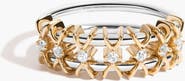 Aurate Kinetic Two-Tone Ring