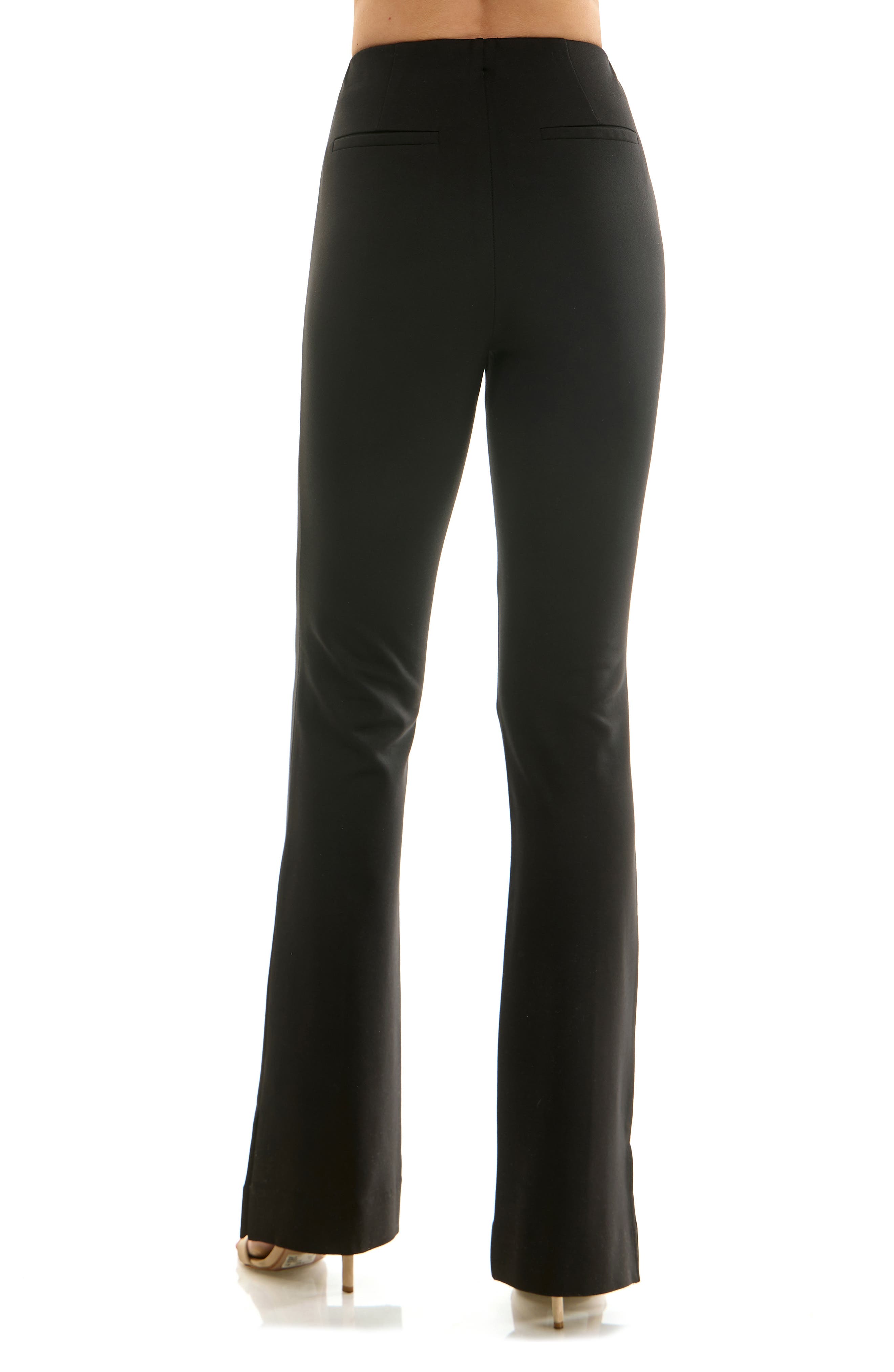 Slim Fit Knit Bootcut Pants - image 2