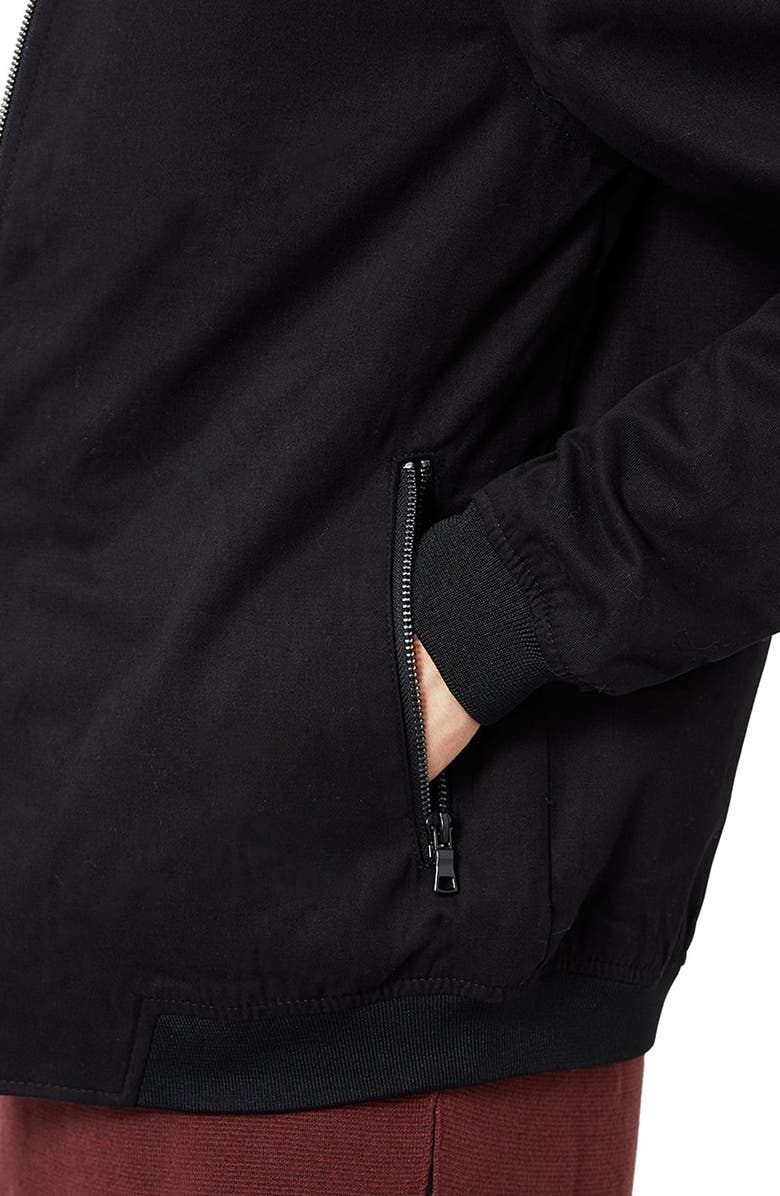 Topman Cotton Bomber Jacket, Alternate, color,