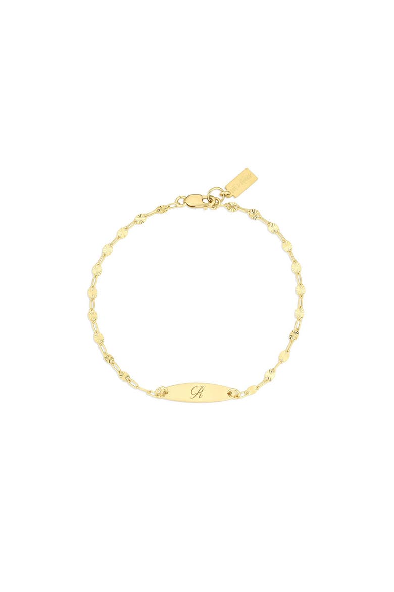 Bank Initial Bracelet, Main, color, GOLD / O
