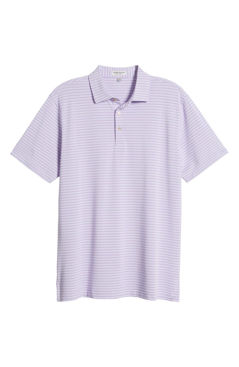 Peter Millar Dellroy Stripe Performance Mesh Polo, Alternate, color,