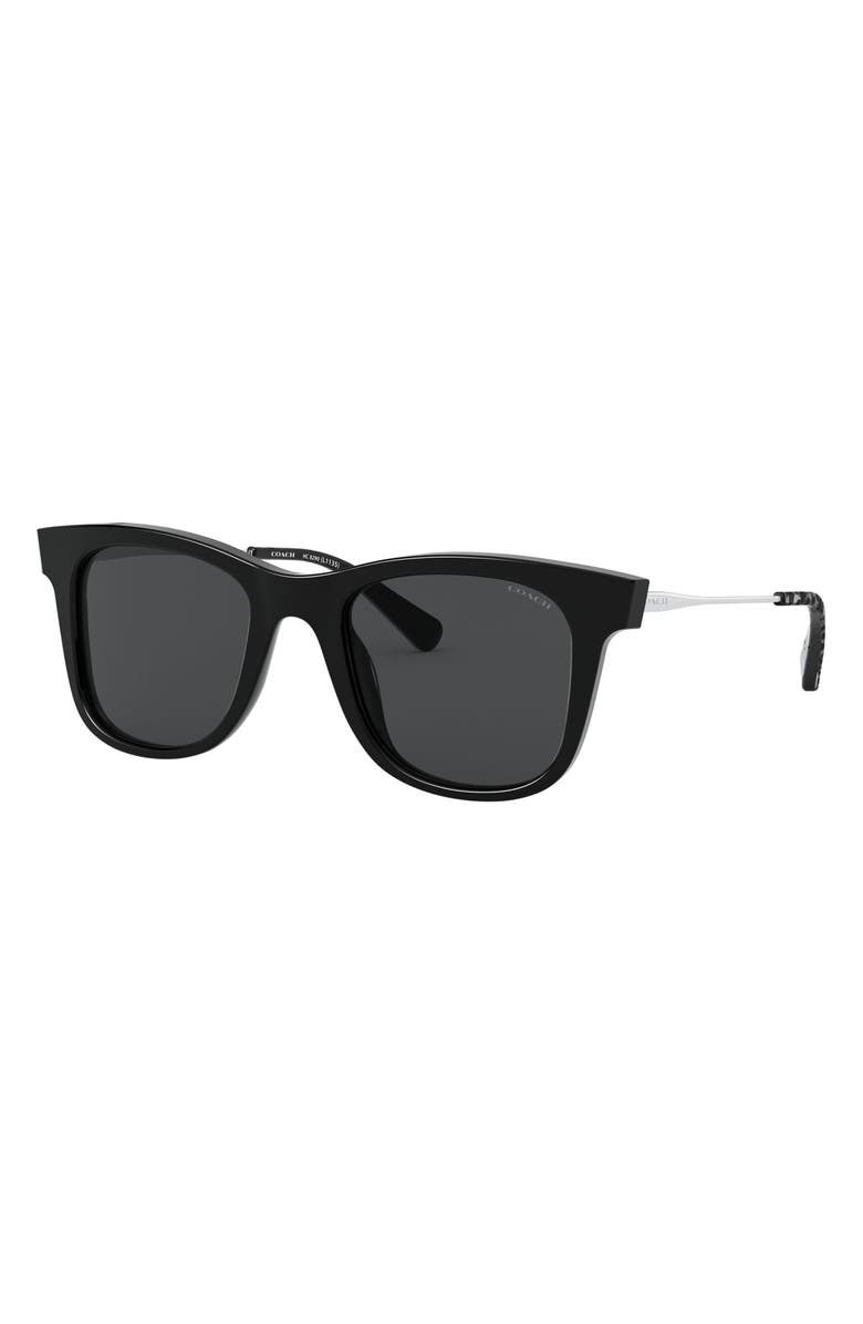 COACH 50mm Sunglasses, Alternate, color, 