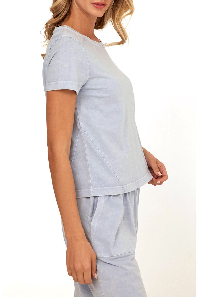 Roselie Mineral Wash Cotton T-Shirt, Alternate, color, HIGH TIDE