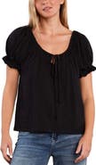 Billy T Gathered Cotton Peasant T-Shirt